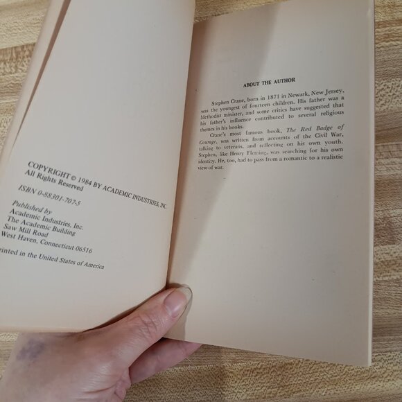 Red Badge of Courage Stephen Crane 1984 B&W Pocket Classics Comic Paperback Vtg - Picture 4 of 6